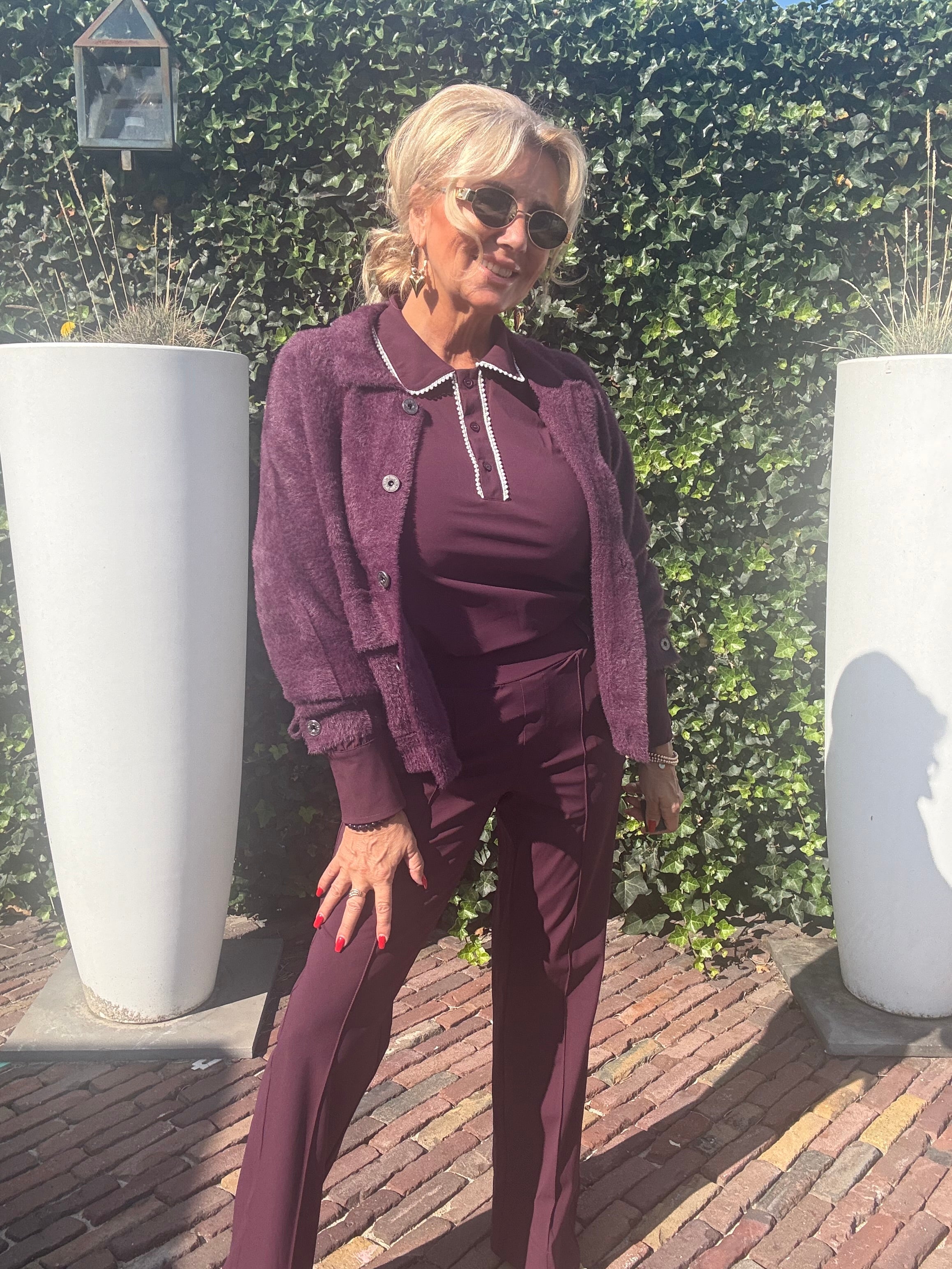 Triple Nine Jacket Fluffy TR9002 Deep Purple